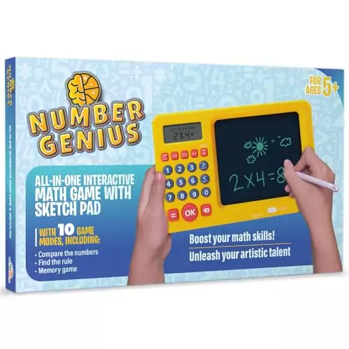Engage kids in educational play with the Interactive Math Toy Sketch Pad, enhancing creativity and math learning seamlessly during playtime.