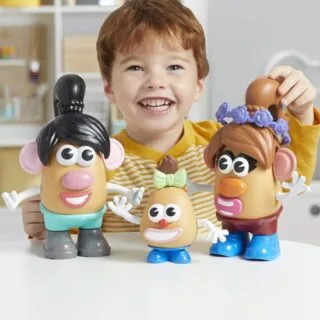Enhance creativity and learning with the Potato Head Family Set, a 44-piece toy ideal for toddlers and educators, perfect for imaginative play.