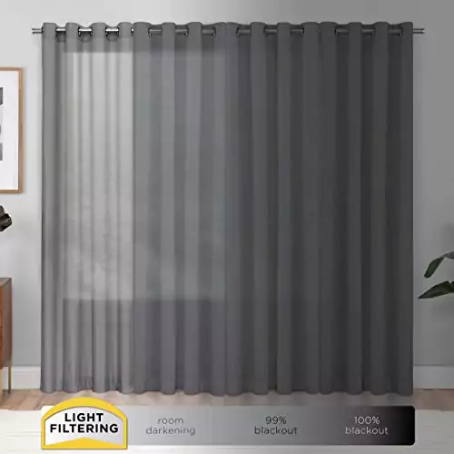 Eclipse Cadenza Classroom Curtains, light filtering rod pocket panels, create a vibrant learning environment; ideal size 84x40 for school settings.
