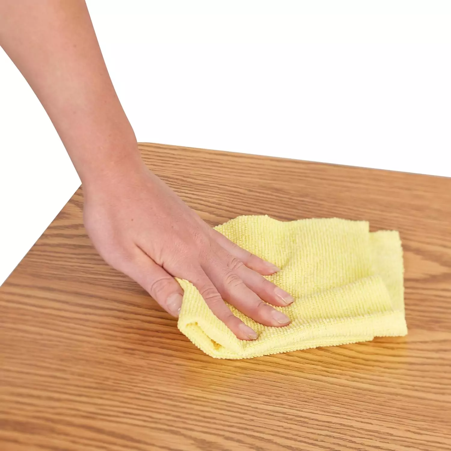 Adjustable oak finish desk featuring metal storage, perfect for enhancing classroom furniture setups with durability and style.