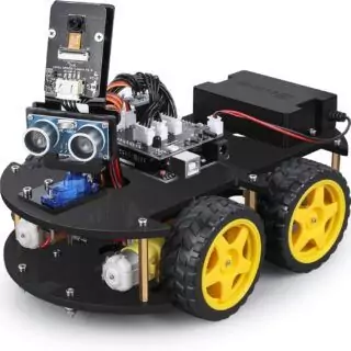 ELEGOO UNO R3 Smart Robot Car Kit V4 is ideal for STEM education in robotics classrooms, offering hands-on learning for kids in building and programming.