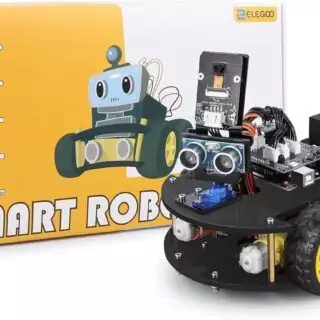 Elegoo Uno R3 Smart Robot Car Kit V4 - STEM Educational Toy for Kids, Perfect for Classroom Robotics Learning and Programming Skills Development