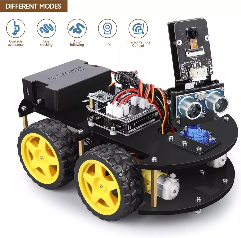Elegoo UNO R3 Smart Robot Car Kit V4 is a comprehensive STEM educational tool designed for kids aged 8-16, ideal for classroom robotics learning.