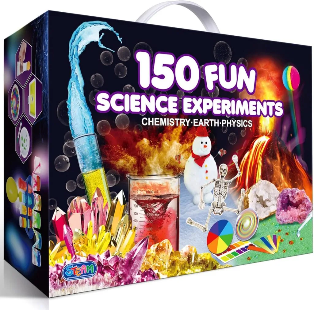 Explore STEM gifts with Unglinga's 150 Science Kits, ideal for kids and educators seeking engaging and educational chemistry experiments.