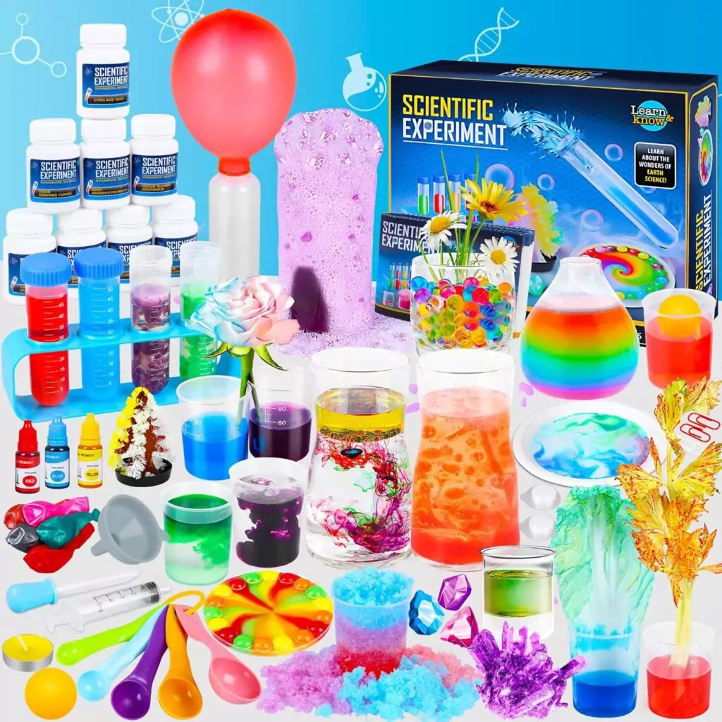 Interactive Science Kits for Kids: Discover STEM Through Experiments and Scientist Role Play Exploration for Hands-on Learning Fun