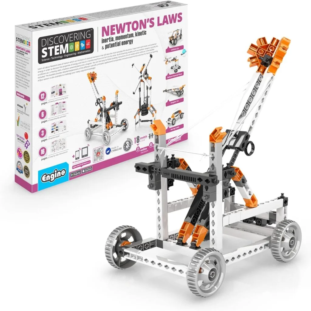 STEM Construction Kits for Kids: Explore Newton's Laws and Energy Concepts with Educational Toys for Hands-On Learning and Fun.
