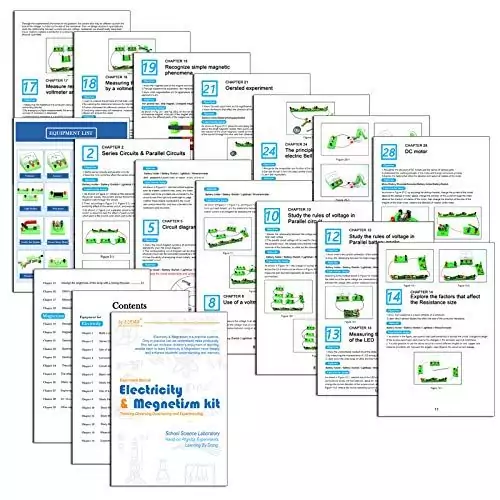 High School Physics Experiment Kits: Comprehensive Educational Toolkit for Exploring Basic Electricity and Magnetism Concepts