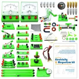 Eudax Physics Experiment Kits: Discover Electricity and Magnetism Concepts with Comprehensive High School Laboratory Discovery Set