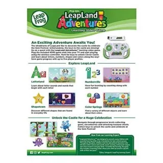 Discover Leapfrog LeapLand Adventures, an educational video game that offers an engaging learning experience through interactive play.