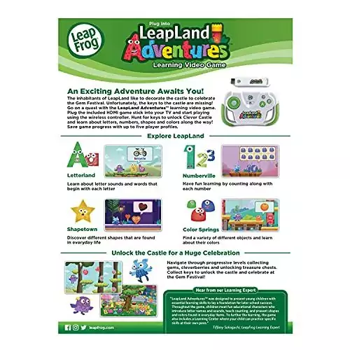 Discover Leapfrog LeapLand Adventures, an educational video game that offers an engaging learning experience through interactive play.