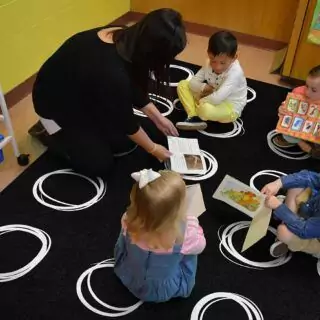 Colorful and Educational Classroom Rug for Kids: Enhance Learning Spaces with a Vibrant, Engaging Design Perfect for Educational Environments.