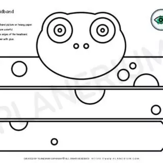 Printable frog headband craft instructions