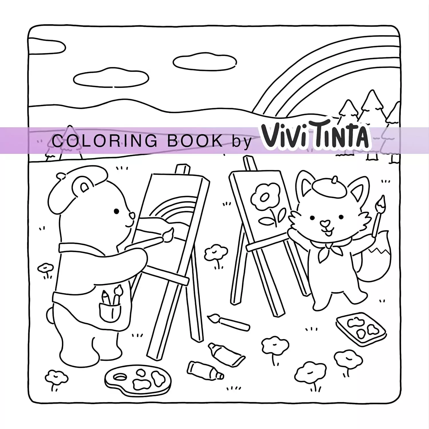 Fuzzy Friends Animal Coloring Book offers stress relief with playful designs for adults and teens, providing a relaxing and creative escape.