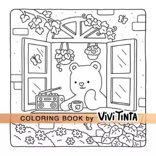 Cozy Coloring Book for Adults and Teens: Explore Adorable Fuzzy Animals and Embrace Hygge with Relaxing Creative Art Therapy