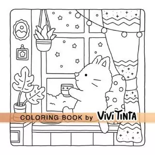 Hygge Animal Coloring Book for Educators: Delight in fuzzy, adorable creatures with cozy designs perfect for inspiring creativity in classrooms.