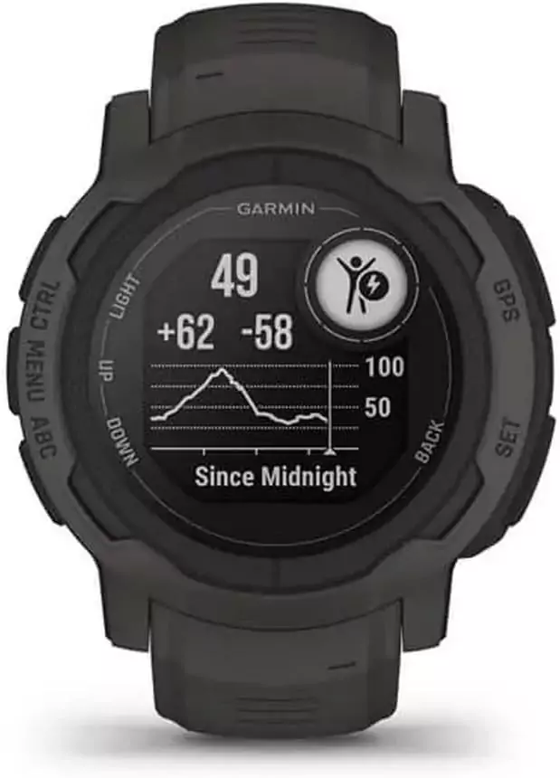 Garmin Instinct 2: Ultimate GPS watch designed for rugged outdoor training and forest hiking with durable construction and advanced tracking features.