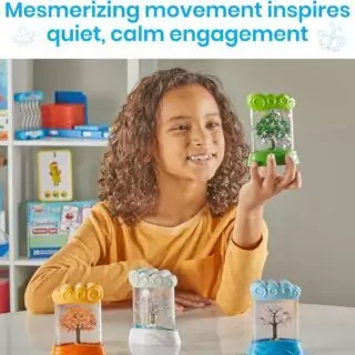 Hand2mind Sensory Tubes enhance preschool learning and toddler engagement with interactive activities, promoting sensory development and understanding of changing seasons.