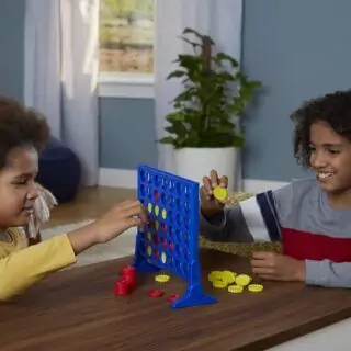 Hasbro Gaming Connect 4 is a classic strategy board game for kids, fostering educational fun and skill development with engaging gameplay.