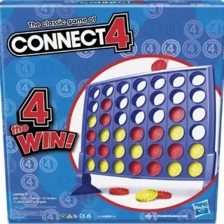 Hasbro Gaming Connect 4: Classic Strategy Board Game for Kids with Colorful Design. Educational Play Enhancing Strategic Skills.