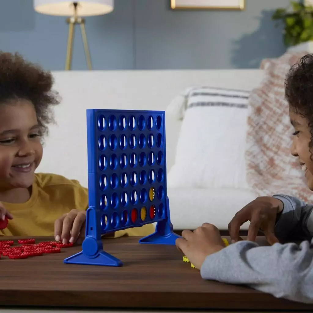 Hasbro Connect 4 Game for Kids: An Educational Strategy Board Game Perfect for Fun and Engaging Playroom Activities.