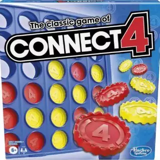 Engage kids in a Connect 4 strategy game, a fun and educational board game promoting critical thinking and family bonding through interactive play.