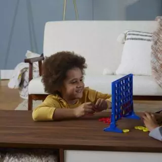 Hasbro Connect 4 Strategy Board Game for Kids - Engaging Educational Gameplay Enhances Strategic Thinking and Fun for Young Players