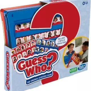 Hasbro Gaming Guess Who Game: Engaging Double-Sided Board Game for Kids, Promoting Fun and Interactive Learning Experiences During Playtime
