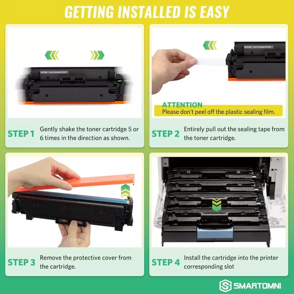 High-Yield CF410X Compatible Toner for HP 410A/410X offers reliable and efficient printing solutions, perfect for educational settings and classroom use.