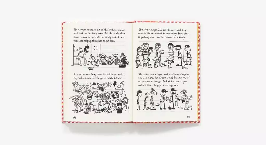 Engage young readers with Wimpy Kid Book 19 through Hot Mess Phonics activities, boosting reading skills with captivating illustrations.