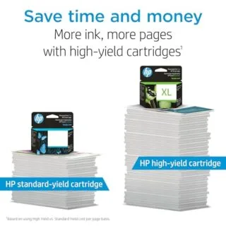 HP 63 Black and Tri-Color Ink Cartridge 2-Pack ideal for classroom deskjet printers, ensuring vibrant prints and efficient document production.
