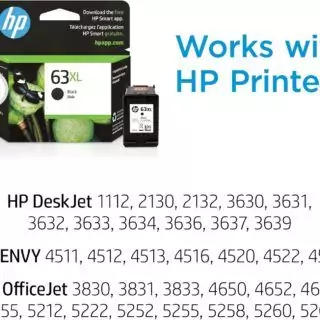 HP 63XL Black Ink Cartridge for DeskJet and Envy offers high yield printing ideal for classroom settings, providing reliable and quality prints.