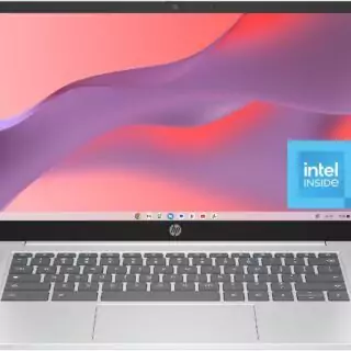 HP Chromebook 14 with FHD Display and Intel N100, designed for educators, offers seamless classroom integration with its education-friendly features.