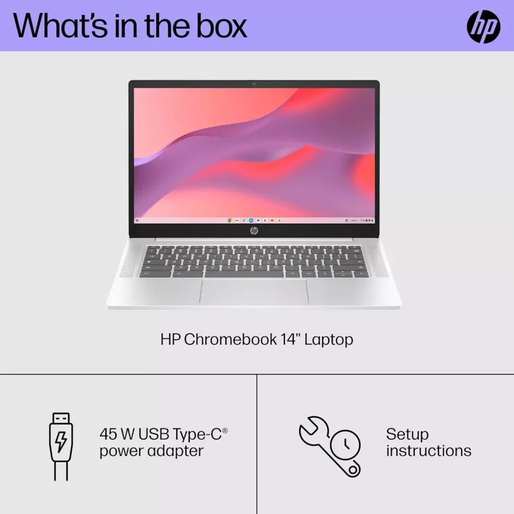 Explore the efficient HP Chromebook 14 with Intel N100, featuring a 14-inch FHD display. Perfect for educators seeking reliable tech for the classroom.