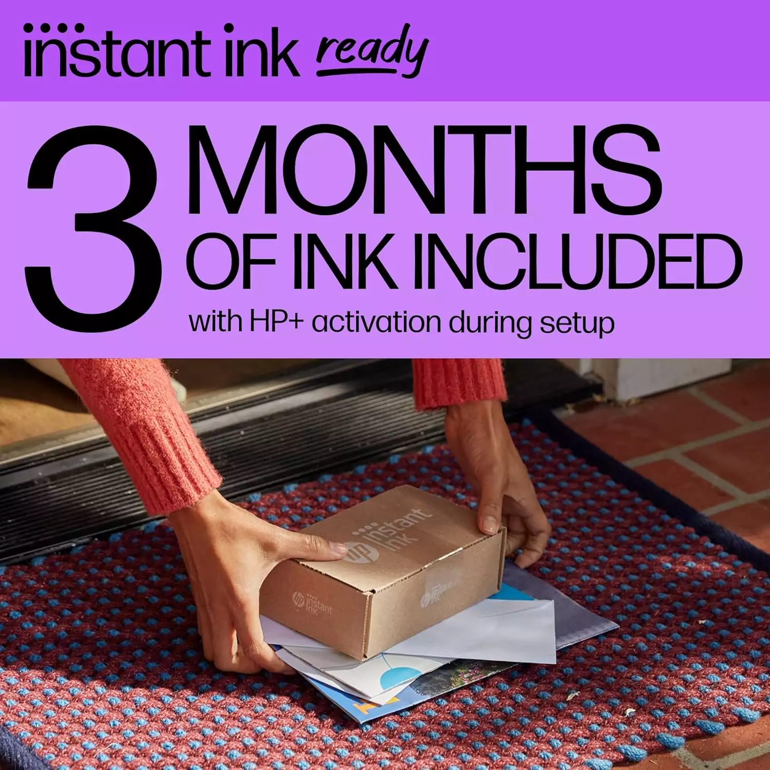 Enhance your workspace with the HP DeskJet 2855e All-in-One Printer, featuring wireless printing, scanning, copying, and a special free ink offer for educators.