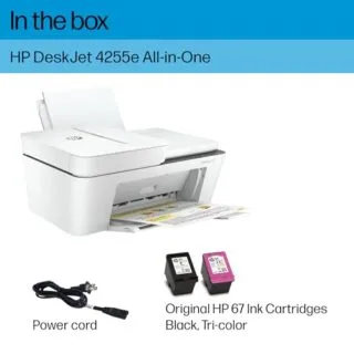HP DeskJet 4255e Wireless All-in-One Inkjet Printer offers a special three-month ink bonus, ideal for educators seeking efficient printing solutions.