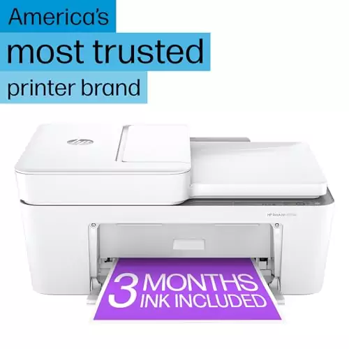 HP DeskJet 4255e wireless inkjet printer provides educators with a 3-month ink offer, ensuring high-quality printing for school materials.