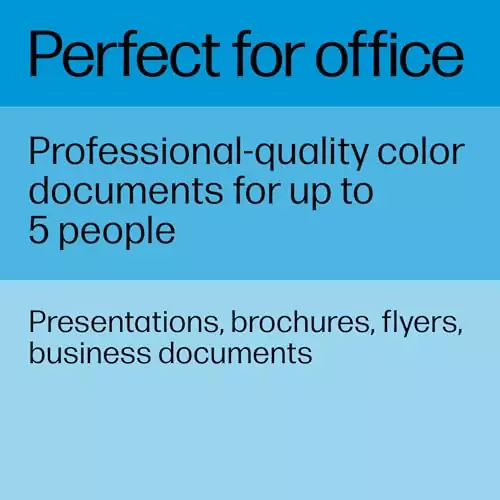 Optimize your classroom with the HP OfficeJet Pro 9110b Inkjet Printer, offering wireless connectivity and duplex printing for streamlined educational tasks.