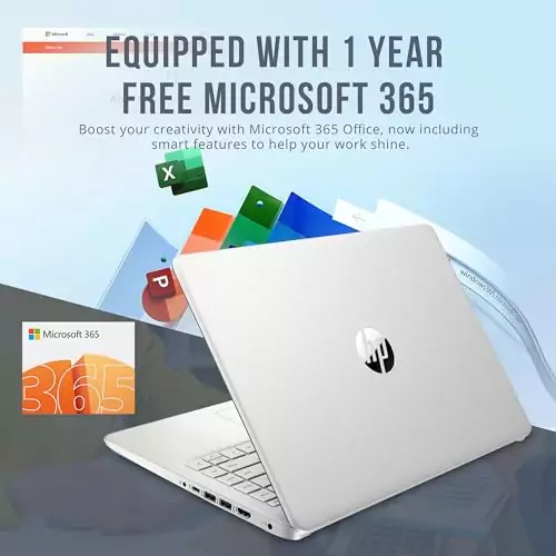 HP Stream 14" HD Laptop with Intel Celeron N4120, 16GB RAM, and 288GB storage, ideal for educators seeking an efficient, reliable computing solution.