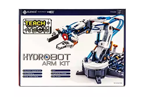 Hydraulic Robotic Arm Kit: Educational STEM Toy for Kids 12+. Inspire creativity and learning through hands-on building and engineering exploration.