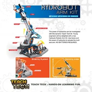 Hydraulic Robotic Arm Kit for Kids 12+: Engage in an interactive STEM experience with this educational building project that fosters learning and creativity.