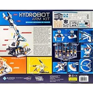 Hydraulic Robotic Arm Kit for Kids: Enhance learning with this STEM toy designed for ages 12 and up, fostering creativity and engineering skills.