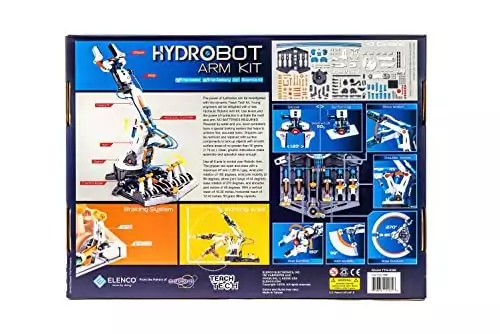 Hydraulic Robotic Arm Kit for Kids: Enhance learning with this STEM toy designed for ages 12 and up, fostering creativity and engineering skills.
