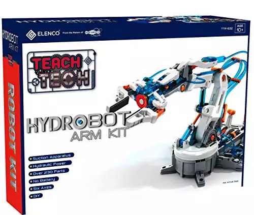 Hydraulic Robotic Arm Kit: Discover an engaging STEM toy for children's educational exploration and skill development in robotics and engineering.
