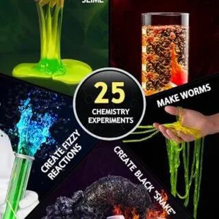 STEM Science Kits for Kids: Interactive 4-in-1 Educational Toys for Classroom and Home Learning, Foster Curiosity and Enhance Science Skills