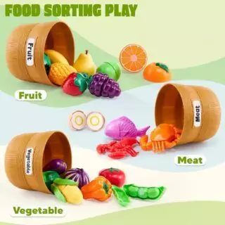 Vibrant Preschool Play Food Set Enhances Creative Role Play and Learning with Diverse, Engaging Pieces for Imaginative Early Childhood Development