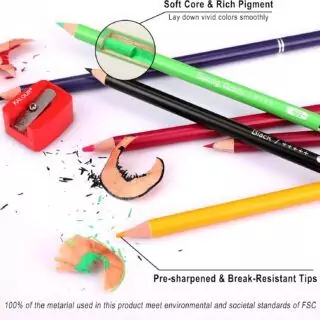 Kalour 72 Soft Core Colored Pencils Set: Ideal for Adult Coloring, Drawing, and Blending; Vibrant, Durable Art Supplies for Creative Projects