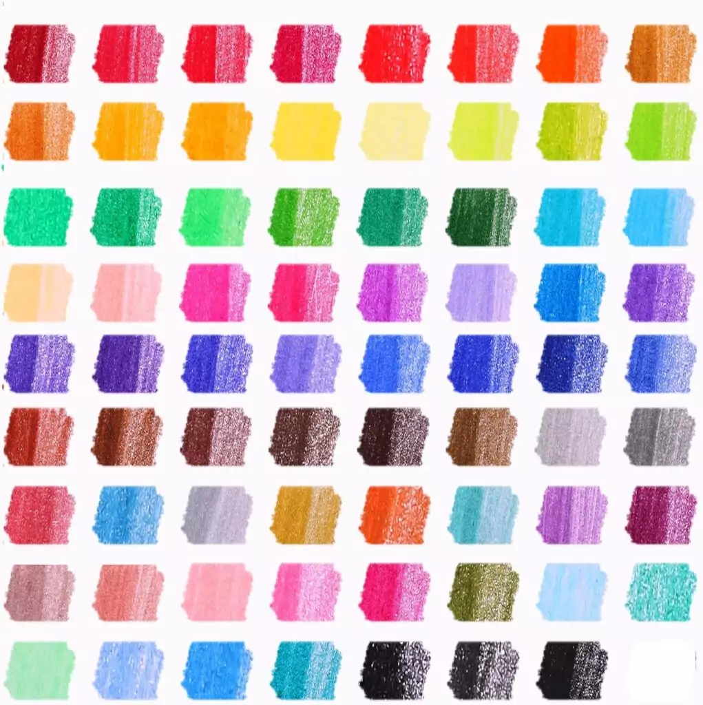 Kalour Soft Core 72 Colored Pencils Set ideal for adult coloring and blending techniques, perfect for achieving vibrant, smooth color blends.