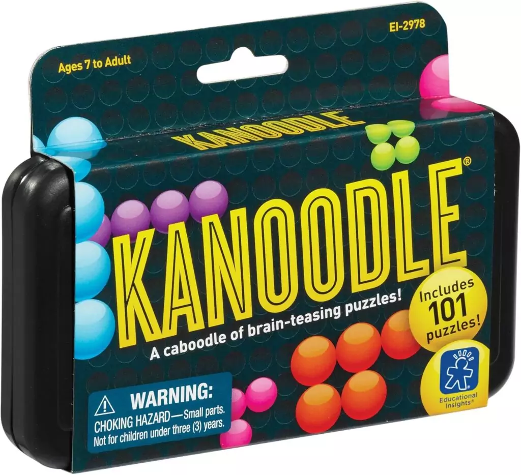 Kanoodle 3D Brain Teaser Puzzle: Educational Game for Kids Ages 7+ - Engaging Classroom Activity to Enhance Problem-Solving and Critical Thinking Skills