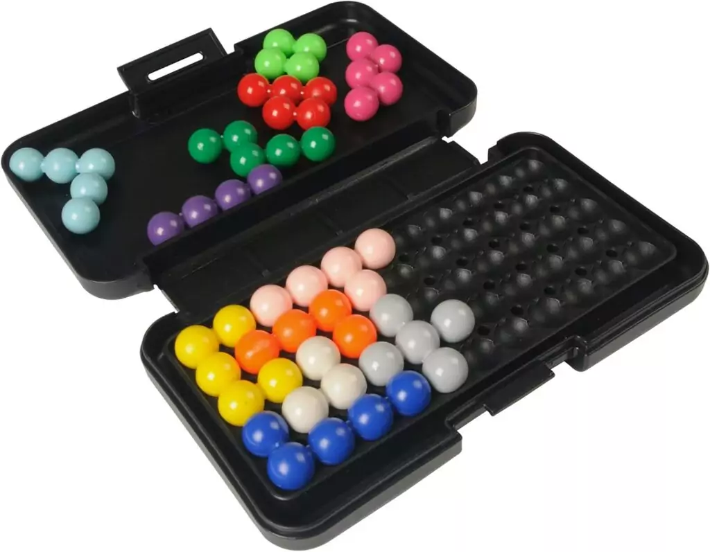 Kanoodle 3D Brain Teaser Puzzle: Enhance creativity and learning with this educational game, perfect for classroom fun for ages 7 and up.