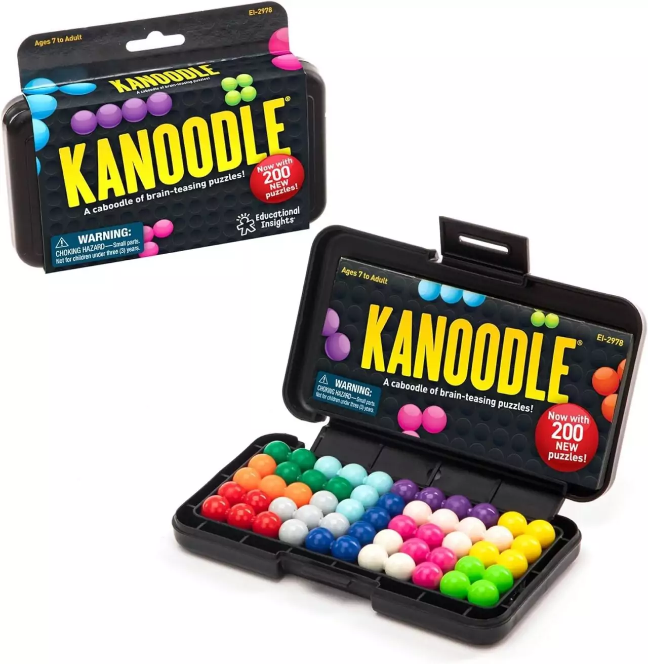 Discover the Kanoodle 3D Brain Teaser Puzzle, an engaging educational game designed for classroom fun, suitable for children aged 7 and up.